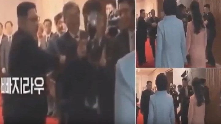 Ο Κιμ Γιονγκ Ουν ως προστατευτικός σύζυγος… σπρώχνει φωτογράφο (βίντεο)